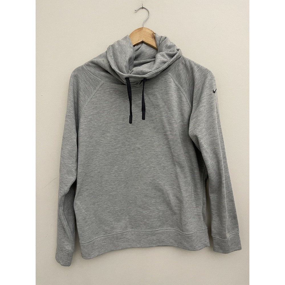 Nike dri- fit sweater  Pull Over Drawstring Active Wear Sports M Medium Gray